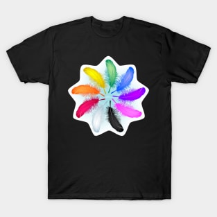 Feather Rainbow T-Shirt